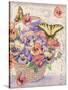 Pansies Folio-Julie Paton-Stretched Canvas