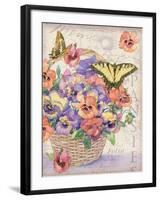 Pansies Folio-Julie Paton-Framed Art Print