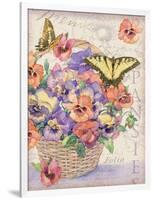 Pansies Folio-Julie Paton-Framed Art Print