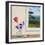 Pansies, Geraniums and Buttons-Sophie Harding-Framed Giclee Print