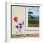 Pansies, Geraniums and Buttons-Sophie Harding-Framed Giclee Print