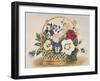 Pansies in a Basket-null-Framed Giclee Print