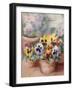 Pansies in a Conservatory-Karen Armitage-Framed Giclee Print