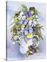 Pansies Perfect-Kathleen Parr McKenna-Stretched Canvas