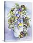 Pansies Perfect-Kathleen Parr McKenna-Stretched Canvas