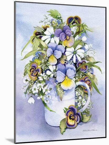 Pansies Perfect-Kathleen Parr McKenna-Mounted Art Print