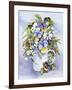 Pansies Perfect-Kathleen Parr McKenna-Framed Art Print