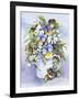 Pansies Perfect-Kathleen Parr McKenna-Framed Art Print