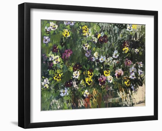 Pansies-Lilia Orlova Holmes-Framed Giclee Print