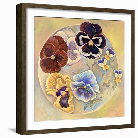 Pansies-Judy Mastrangelo-Framed Giclee Print