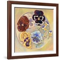 Pansies-Judy Mastrangelo-Framed Giclee Print