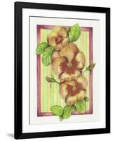 Pansies-Deborah Kopka-Framed Giclee Print