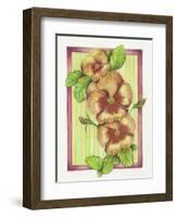 Pansies-Deborah Kopka-Framed Giclee Print