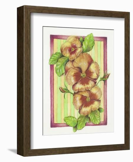 Pansies-Deborah Kopka-Framed Giclee Print