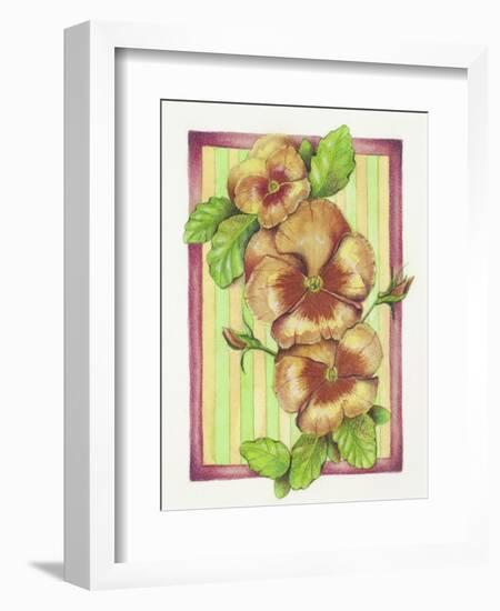 Pansies-Deborah Kopka-Framed Giclee Print