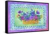 Pansy Basket-Fiona Stokes-Gilbert-Framed Stretched Canvas