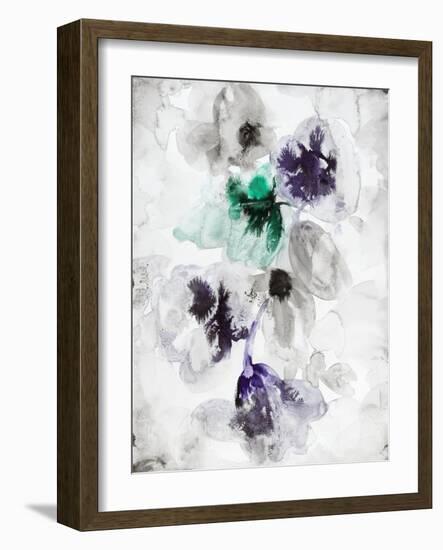 Pansy Indigo 1-Li Bo-Framed Giclee Print