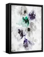 Pansy Indigo 1-Li Bo-Framed Stretched Canvas