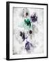 Pansy Indigo 1-Li Bo-Framed Giclee Print