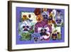 Pansy Mania-David Galchutt-Framed Giclee Print