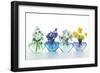 Pansy Party-Christine Zalewski-Framed Premium Giclee Print