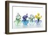 Pansy Party-Christine Zalewski-Framed Premium Giclee Print