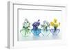 Pansy Party-Christine Zalewski-Framed Premium Giclee Print