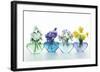 Pansy Party-Christine Zalewski-Framed Art Print