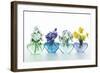 Pansy Party-Christine Zalewski-Framed Art Print