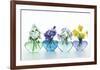 Pansy Party-Christine Zalewski-Framed Art Print