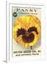 Pansy Seed Packet-null-Framed Art Print