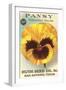 Pansy Seed Packet-null-Framed Art Print