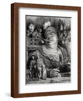 Pantagruel's Meal, from "Pantagruel" by Francois Rabelais-Gustave Doré-Framed Giclee Print