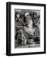 Pantagruel's Meal, from "Pantagruel" by Francois Rabelais-Gustave Doré-Framed Giclee Print