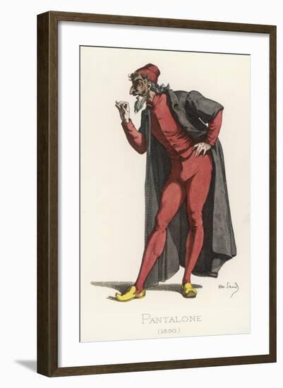 Pantaleone-Maurice Sand-Framed Art Print