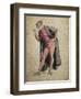 Pantalone, Commedia Dell'Arte Character by Maurice Sand (1823-1889)-null-Framed Giclee Print