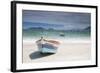 Pantano Do Sul Beach and Fisherman's Boat on Florianopolis Island in Southern Brazil-Alex Saberi-Framed Photographic Print