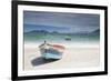 Pantano Do Sul Beach and Fisherman's Boat on Florianopolis Island in Southern Brazil-Alex Saberi-Framed Photographic Print