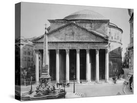 Pantheon and Obelisk Fountain in Piazza Della Rotonda-Philip Gendreau-Stretched Canvas