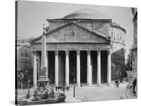 Pantheon and Obelisk Fountain in Piazza Della Rotonda-Philip Gendreau-Stretched Canvas