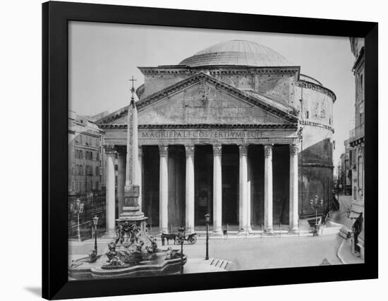 Pantheon and Obelisk Fountain in Piazza Della Rotonda-Philip Gendreau-Framed Premium Photographic Print
