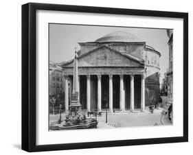 Pantheon and Obelisk Fountain in Piazza Della Rotonda-Philip Gendreau-Framed Photographic Print