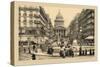 Pantheon and Soufflot Street-Helio E. Ledeley-Stretched Canvas