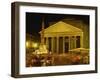 Pantheon Illuminated at Night in Rome, Lazio, Italy, Europe-Rainford Roy-Framed Photographic Print