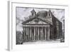 Pantheon of Agrippa, Rome-Giovanni Battista Piranesi-Framed Giclee Print