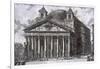 Pantheon of Agrippa, Rome-Giovanni Battista Piranesi-Framed Giclee Print