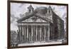 Pantheon of Agrippa, Rome-Giovanni Battista Piranesi-Framed Giclee Print