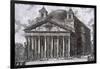 Pantheon of Agrippa, Rome-Giovanni Battista Piranesi-Framed Giclee Print