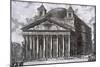 Pantheon of Agrippa, Rome-Giovanni Battista Piranesi-Mounted Premium Giclee Print