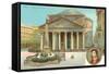Pantheon, Rome, Italy-null-Framed Stretched Canvas